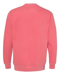 Sweat-shirt à col ras du cou teint en pièce unisexe