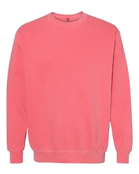 Sweat-shirt à col ras du cou teint en pièce unisexe