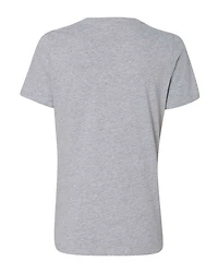 Women's Relaxed Heather CVC V-Neck Tee | T-Shirt Time