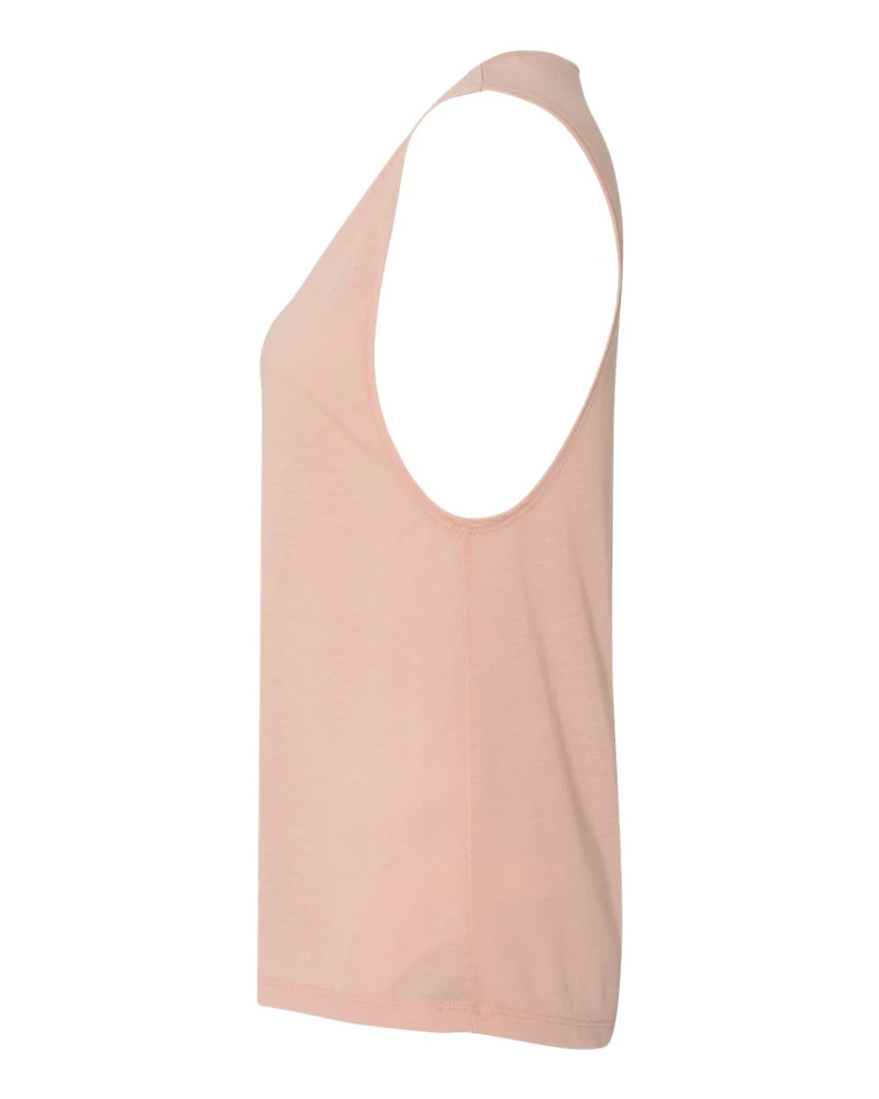 Women's Flowy Scoop Muscle Tank | T-Shirt Time