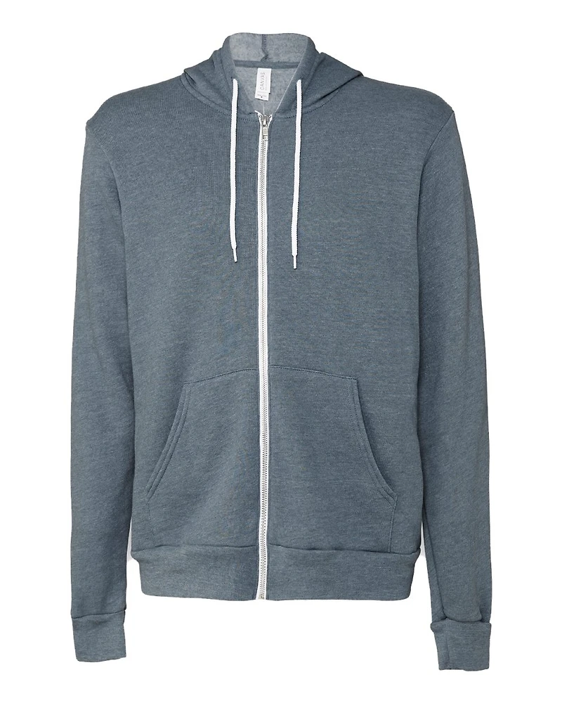 Unisex Sponge Fleece Full-Zip Hoodie Sweatshirt | T-Shirt Time