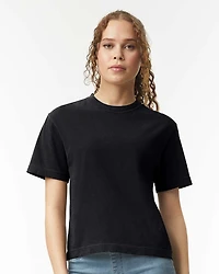 Women's Garment-Dyed Heavyweight Boxy T-Shirt | Time
