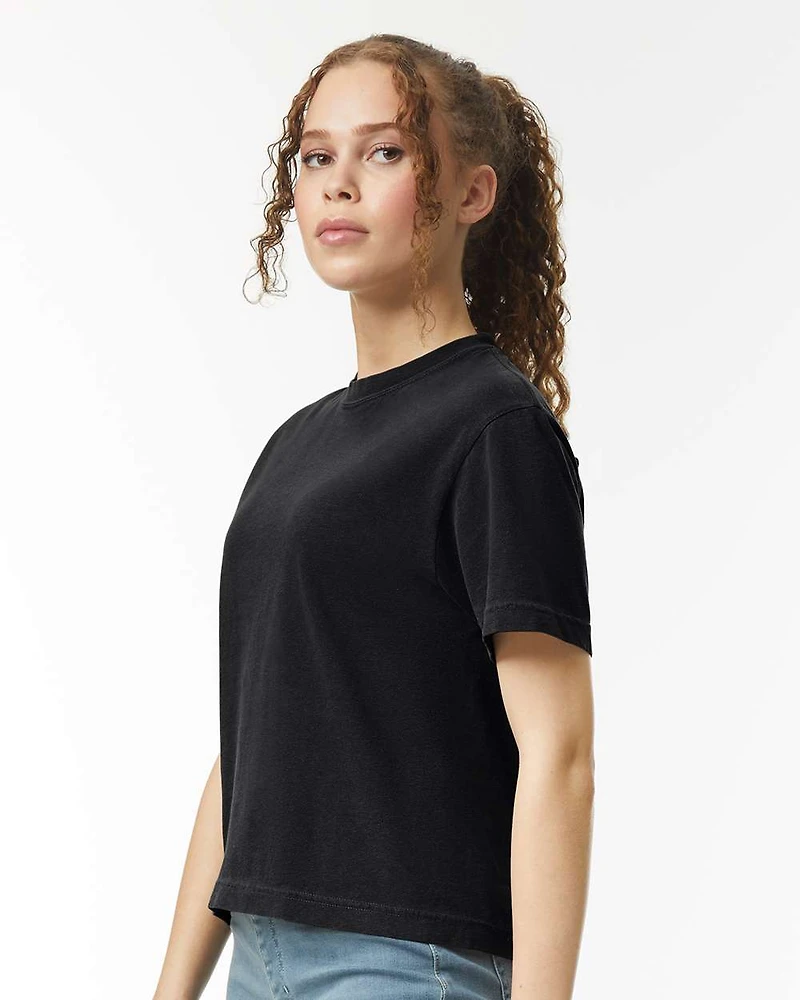 Women's Garment-Dyed Heavyweight Boxy T-Shirt | Time