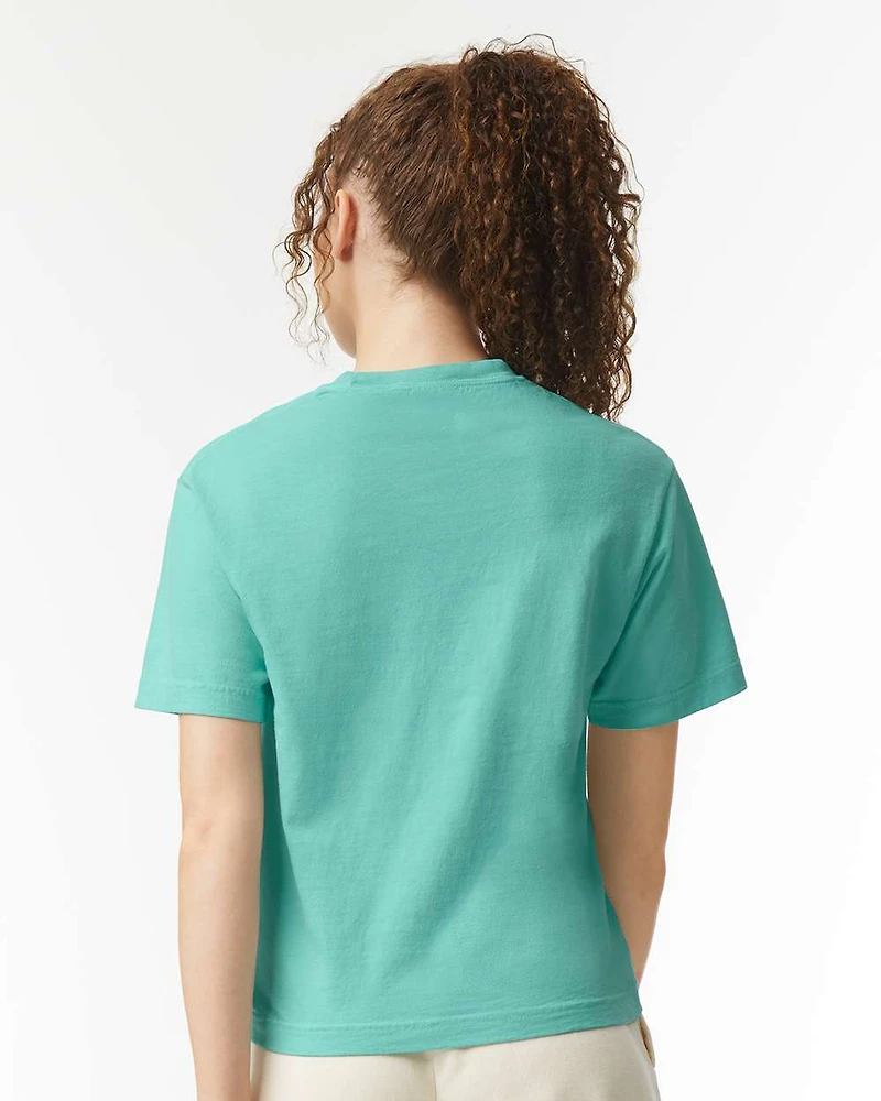 Women's Garment-Dyed Heavyweight Boxy T-Shirt | Time