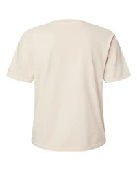 T-shirt boxy lourd teint en pièce pour femmes
