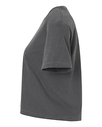 T-shirt boxy lourd teint en pièce pour femmes