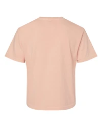 T-shirt boxy lourd teint en pièce pour femmes