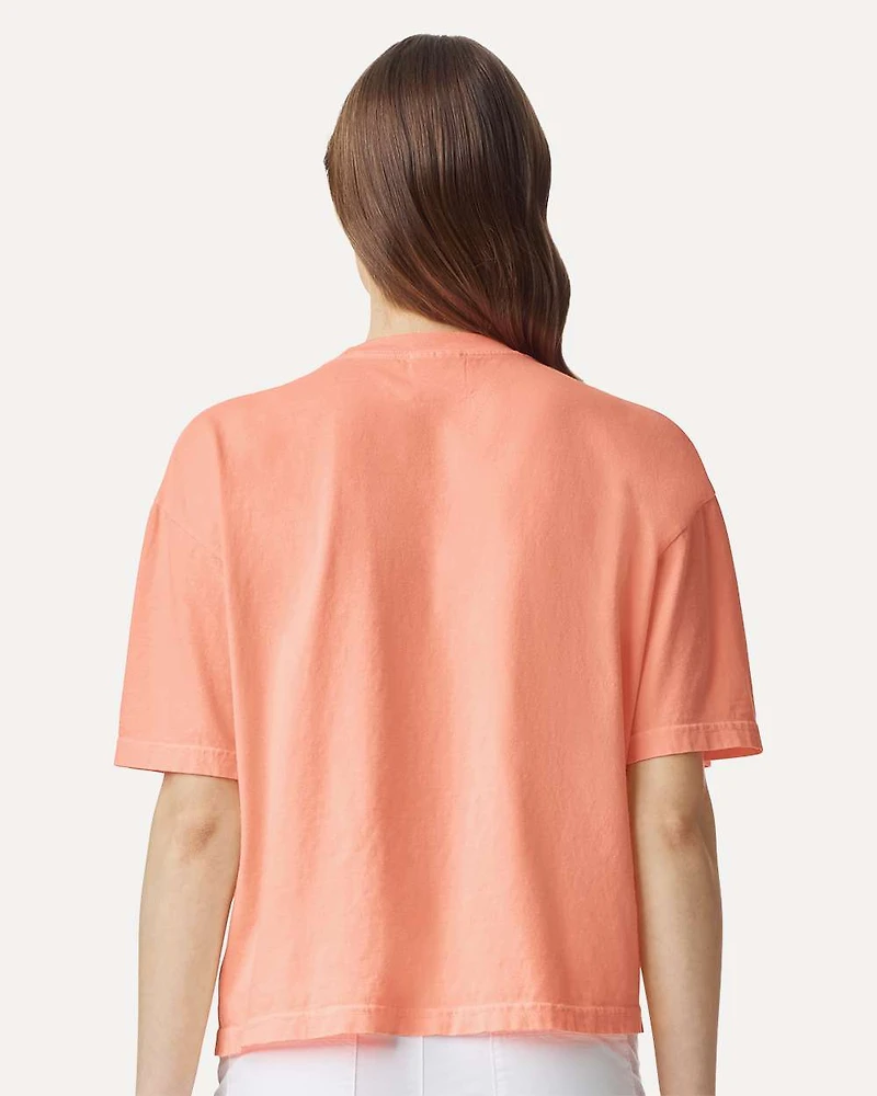 Women's Garment-Dyed Heavyweight Boxy T-Shirt | Time