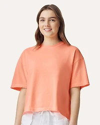 Women's Garment-Dyed Heavyweight Boxy T-Shirt | Time