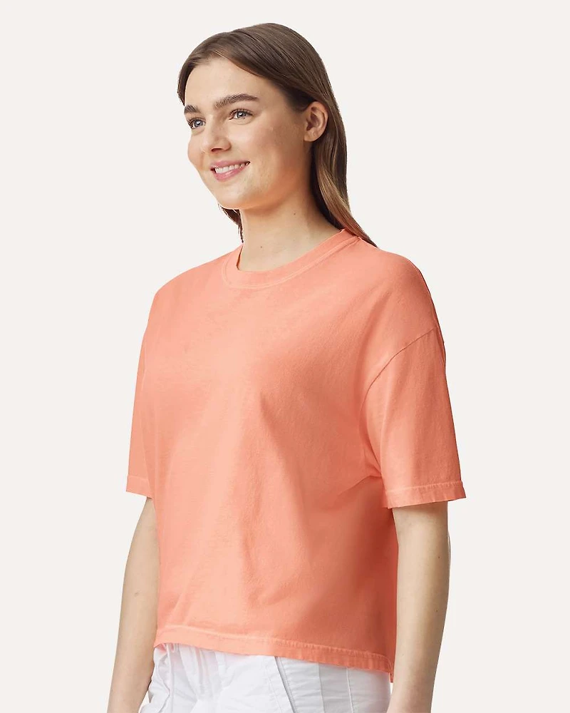 Women's Garment-Dyed Heavyweight Boxy T-Shirt | Time