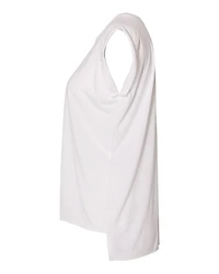 Women’s Flowy Rolled Cuffs Muscle Tee | T-Shirt Time