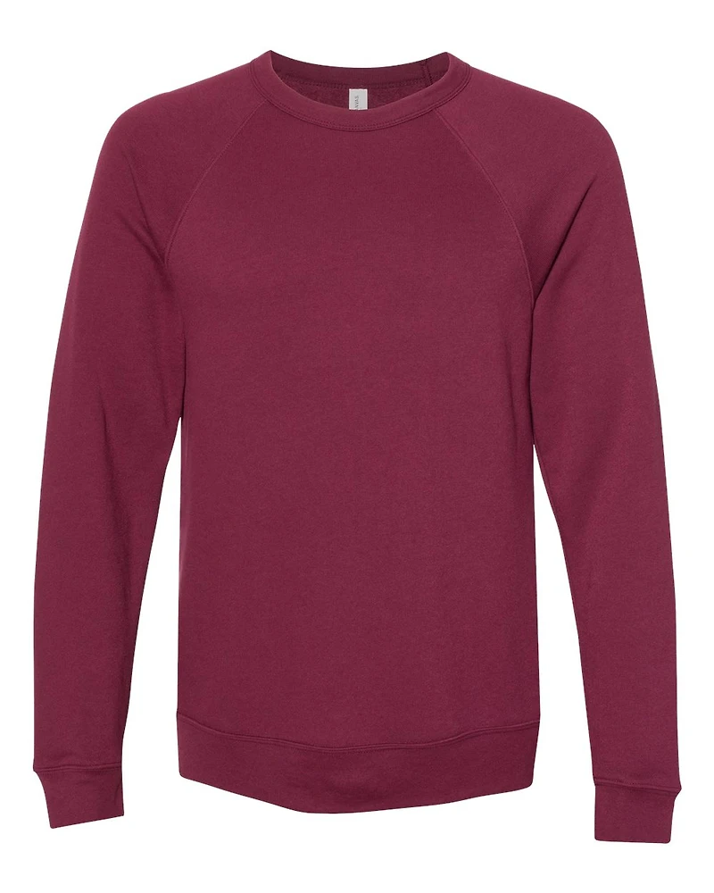 Unisex Sponge Fleece Raglan Crewneck Sweatshirt | T-Shirt Time