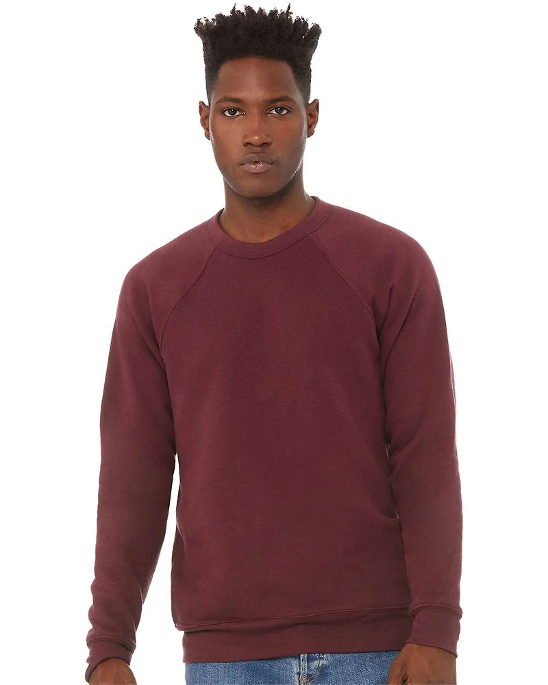 Unisex Sponge Fleece Raglan Crewneck Sweatshirt | T-Shirt Time