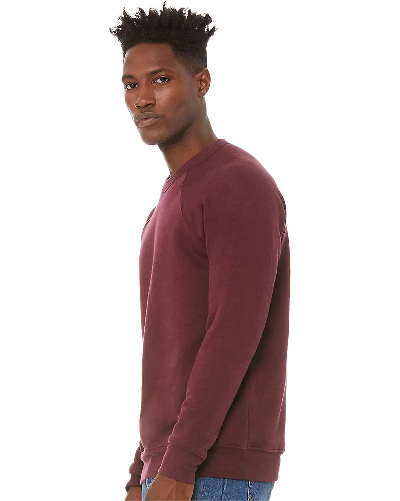 Unisex Sponge Fleece Raglan Crewneck Sweatshirt | T-Shirt Time