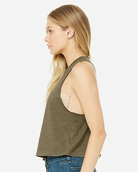 Women's Racerback Crop Tank | T-Shirt Time