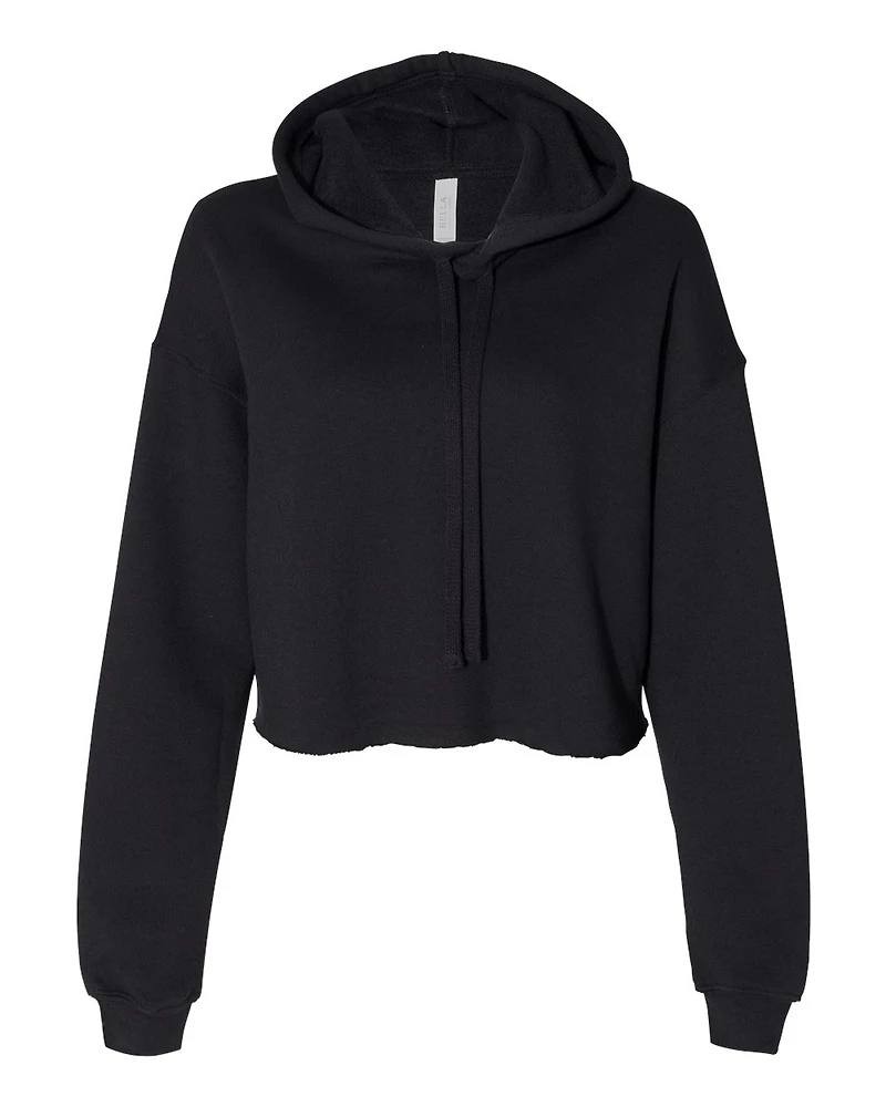 Women's Crop Fleece Hoodie Sweatshirt | T-Shirt Time