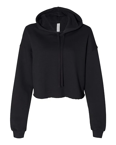 Women's Crop Fleece Hoodie Sweatshirt | T-Shirt Time