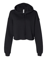 Women's Crop Fleece Hoodie Sweatshirt | T-Shirt Time