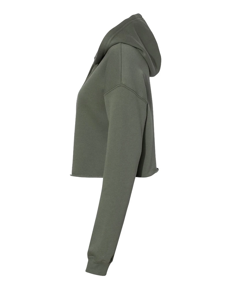 Women's Crop Fleece Hoodie Sweatshirt | T-Shirt Time