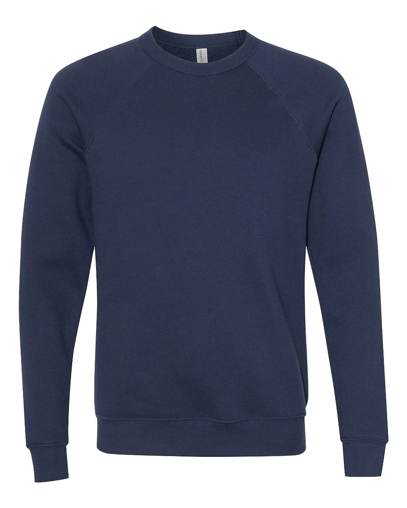 Unisex Sponge Fleece Raglan Crewneck Sweatshirt | T-Shirt Time
