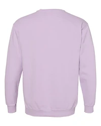 Sweat-shirt à col ras du cou teint en pièce unisexe