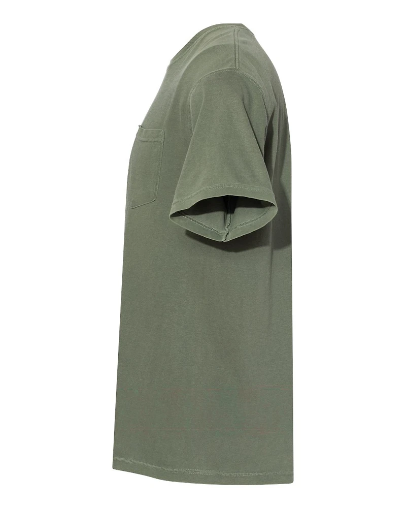 Unisex Garment-Dyed Heavyweight Pocket T-Shirt | Time