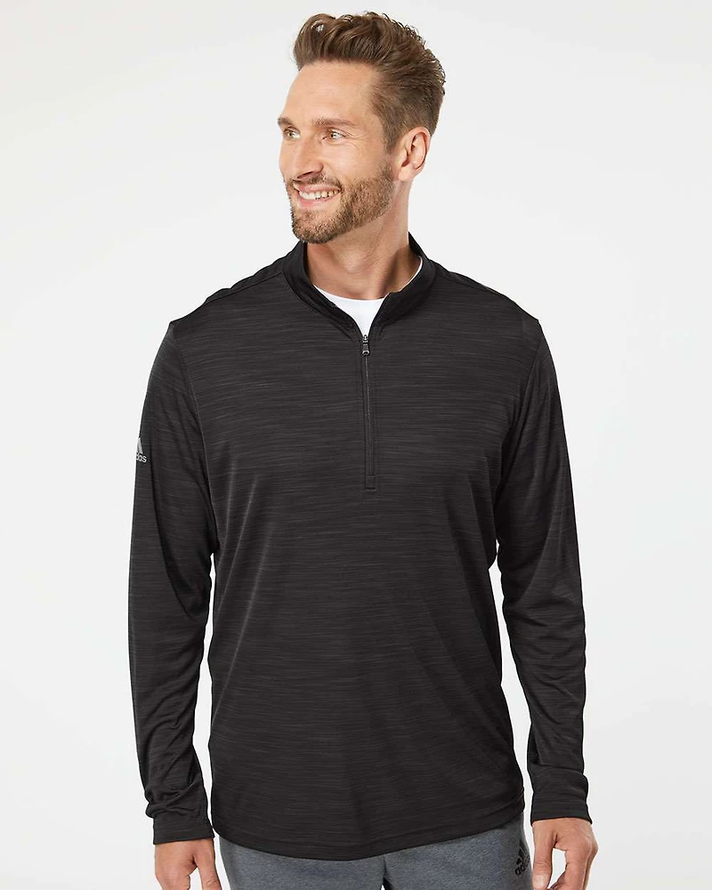Men's Lightweight Mélange Quarter-Zip Pullover | T-Shirt Time