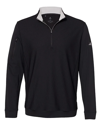 Men's Textured Quarter-Zip Pullover | T-Shirt Time
