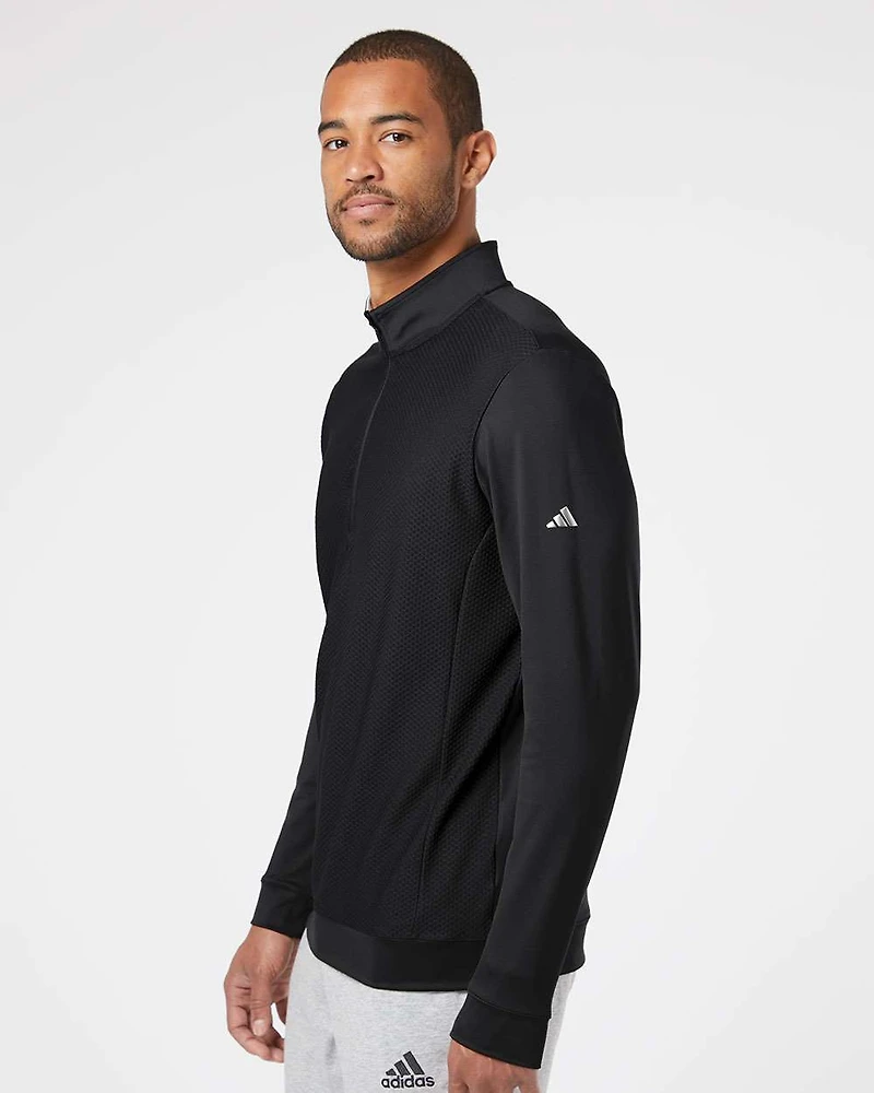 Men's Textured Quarter-Zip Pullover | T-Shirt Time