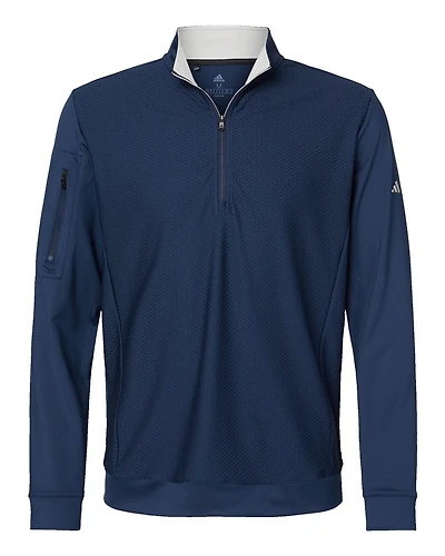 Men’s Textured Quarter-Zip Pullover