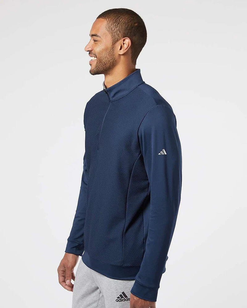 Men’s Textured Quarter-Zip Pullover