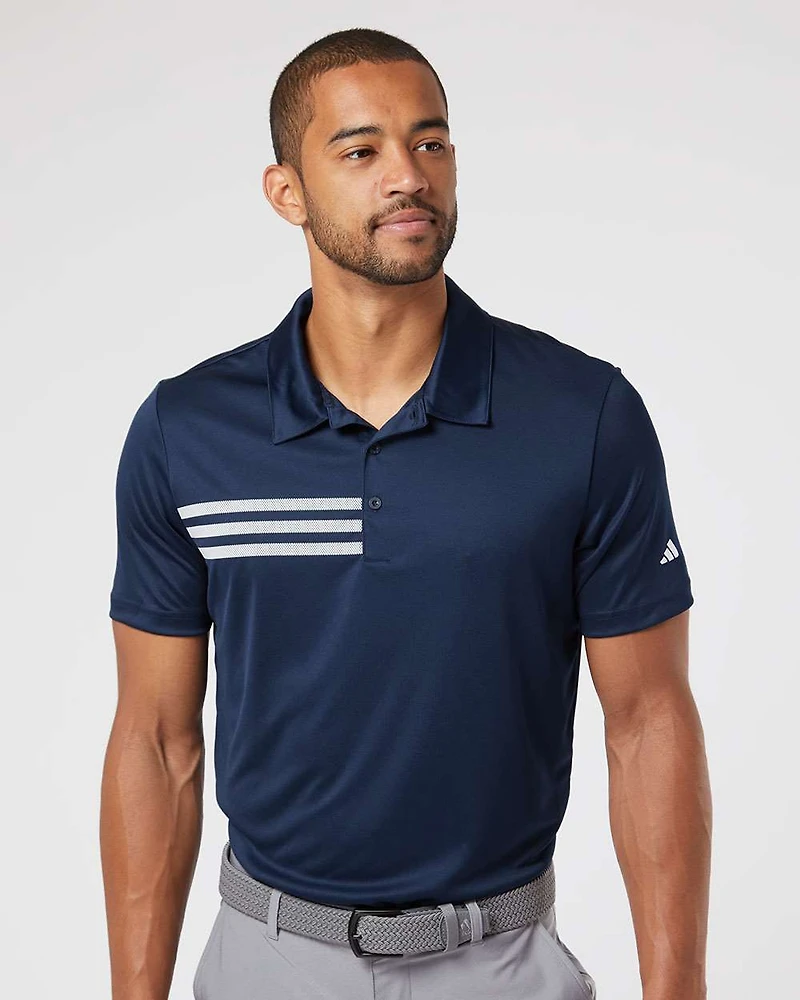 Men's 3-Stripes Chest Polo | T-Shirt Time