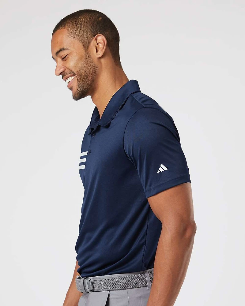 Men's 3-Stripes Chest Polo | T-Shirt Time