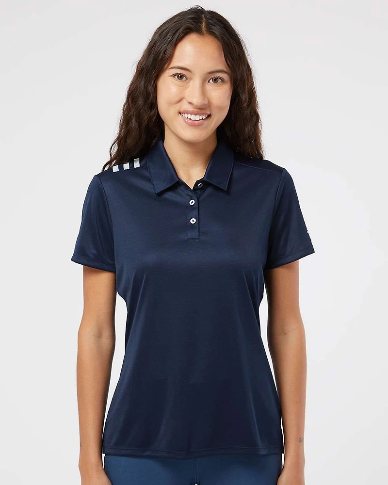 Women’s 3-Stripes Shoulder Polo