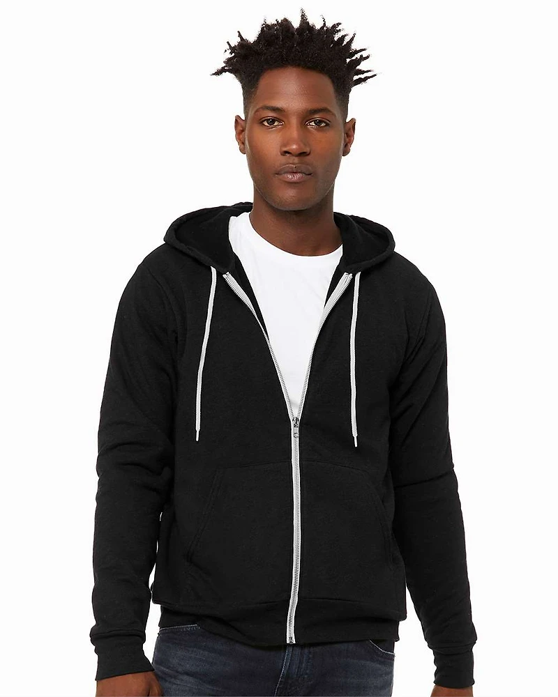 Unisex Sponge Fleece Full-Zip Hoodie Sweatshirt | T-Shirt Time