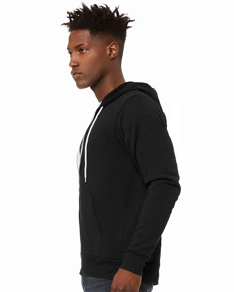 Unisex Sponge Fleece Full-Zip Hoodie Sweatshirt | T-Shirt Time