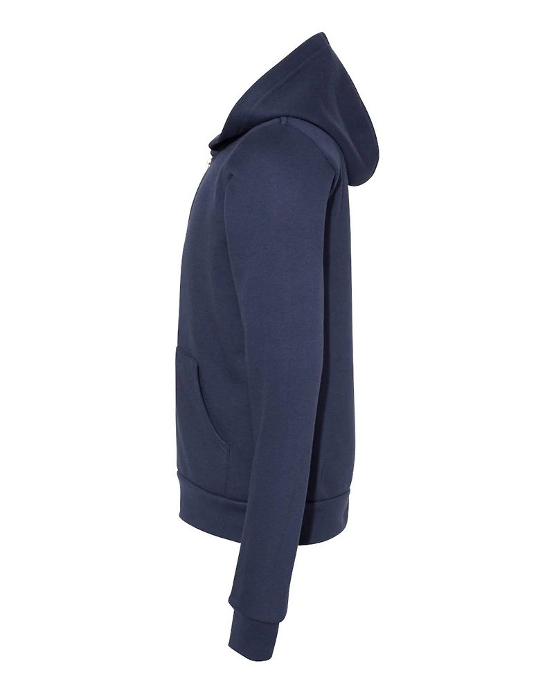 Sweat-shirt à capuche zippé intégral en molleton éponge pour jeunes