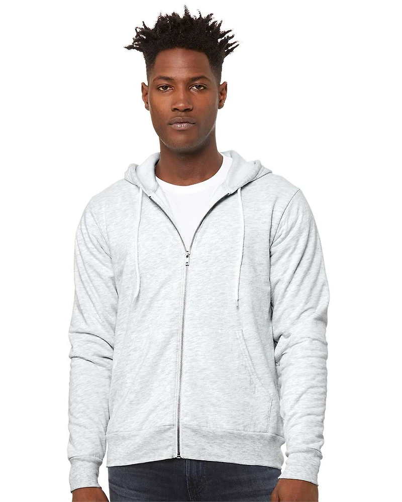 Unisex Sponge Fleece Full-Zip Hoodie Sweatshirt | T-Shirt Time