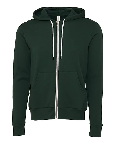 Unisex Sponge Fleece Full-Zip Hoodie Sweatshirt | T-Shirt Time