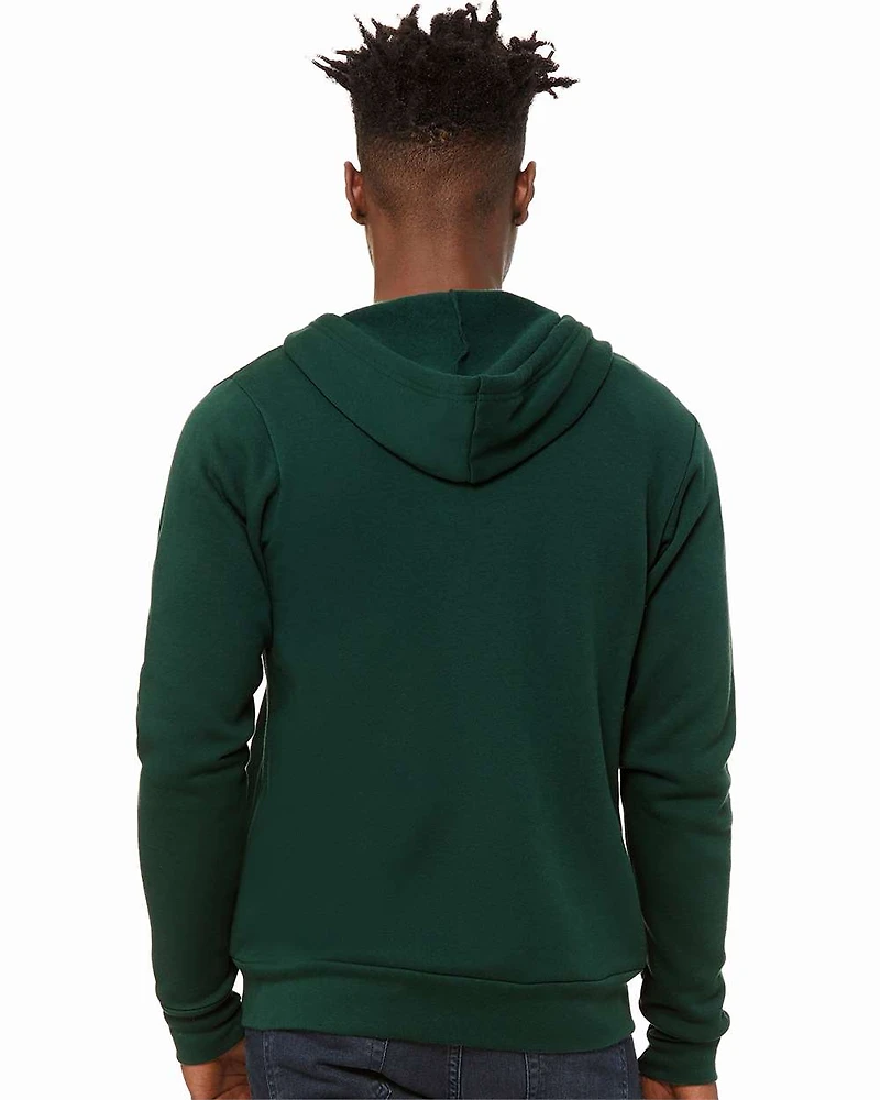 Unisex Sponge Fleece Full-Zip Hoodie Sweatshirt | T-Shirt Time