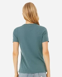 T-shirt CVC Heather à Coupe Décontractée pour Femmes