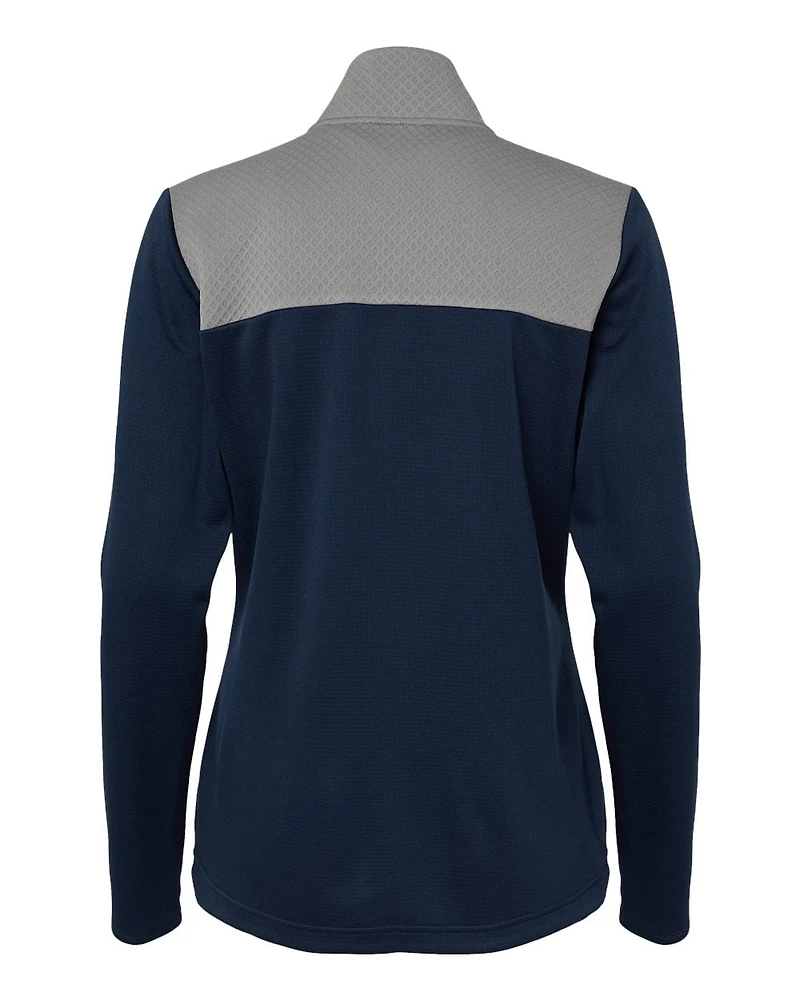 Women's Textured Mixed Media Full-Zip Jacket | T-Shirt Time