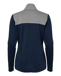 Women's Textured Mixed Media Full-Zip Jacket | T-Shirt Time