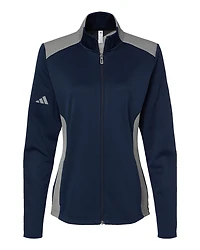 Women's Textured Mixed Media Full-Zip Jacket | T-Shirt Time