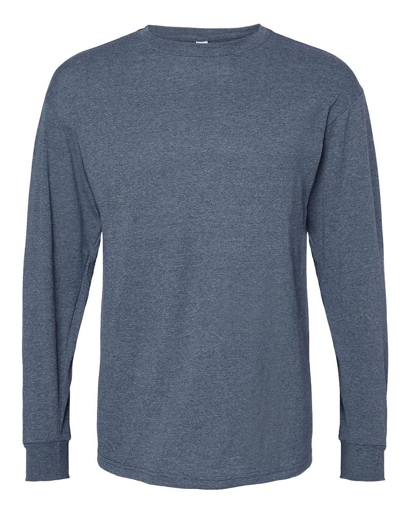 T-shirt Longues Manches Doux au Toucher Unisexe en Or