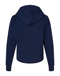 Women’s Laguna Sueded Raw Edge Crop Hoodie Sweatshirt