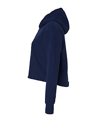 Women’s Laguna Sueded Raw Edge Crop Hoodie Sweatshirt