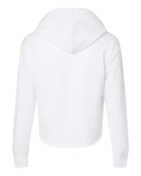Sweat à Capuche Court Bord Brut Suédé Laguna pour Femmes | T-Shirt Time