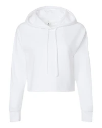 Sweat à Capuche Court Bord Brut Suédé Laguna pour Femmes | T-Shirt Time