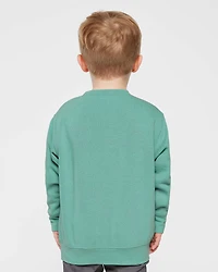 Sweat-shirt à Col Rond en Molleton pour Tout-petit